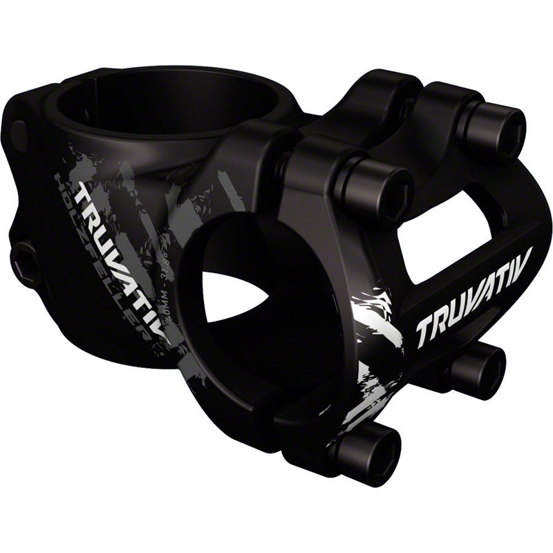 TruVativ Holzfeller Stem – 50mm 31.8 Clamp +/-0 1 1/8 Aluminum Black