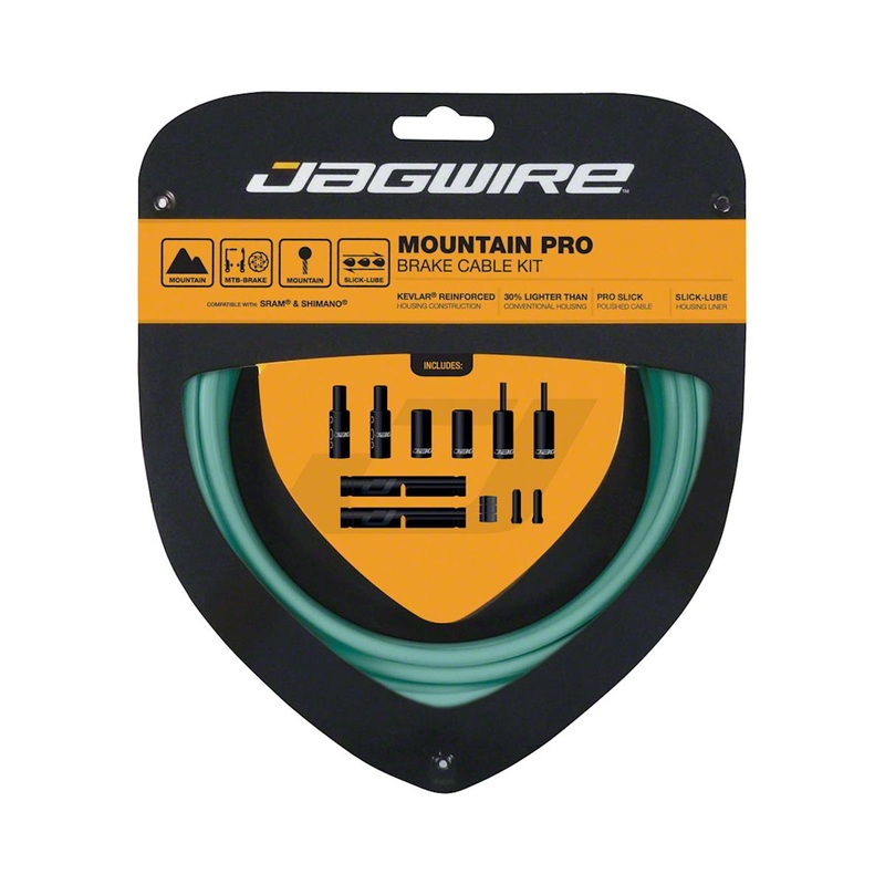 Jagwire Mountain Pro Brake Cable Kit (Bianchi Celeste) (Stainless) (1.5mm) (1500/2800mm) (w/ Housing)