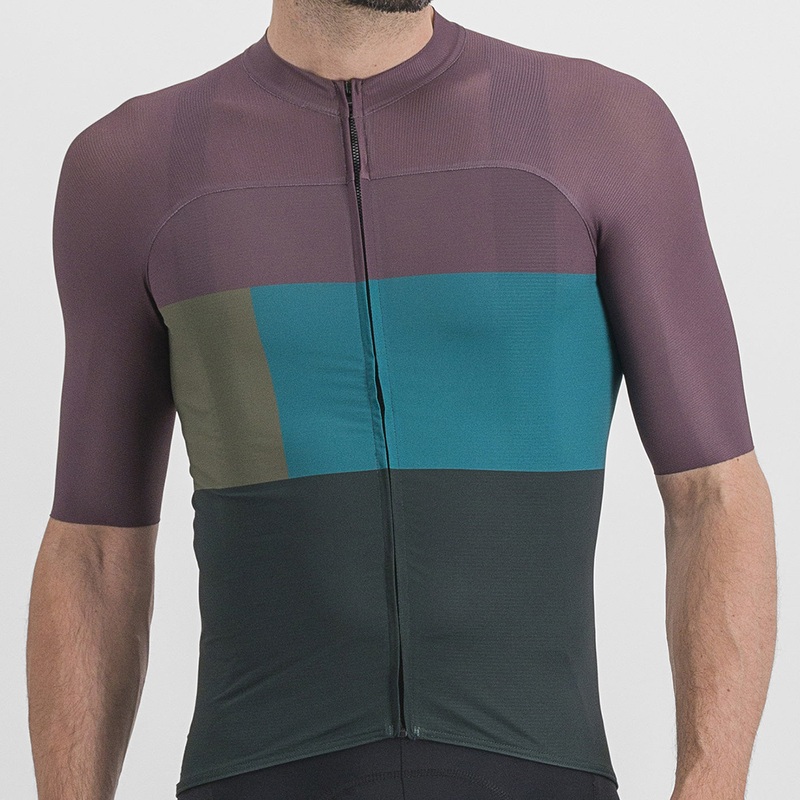 Maglia Sportful Snap – Viola verde