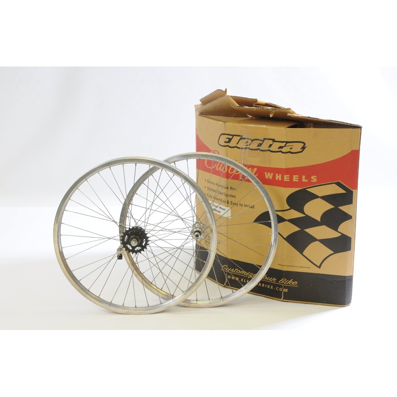 PAIR ELECTRA HAWAII 24 x 1.75 WHEELS,SHIMANO COASTER PEDAL BACK BRAKE, IDEAL FOR SPECIAL NEEDS PROJECTS