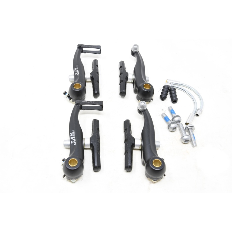 Pair Tektro RX1 85mm Mini V Brakes MTB Bmx Drop Bar Convert From Canti-Lever Brakes