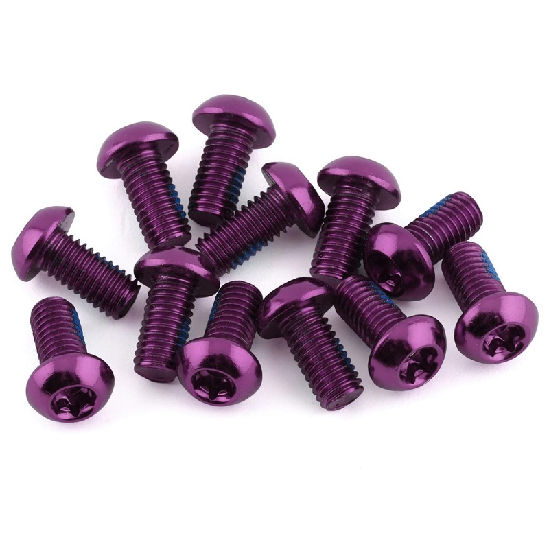 Reverse Components Disc Rotor Bolts (Purple) (M5 x 10) (12)