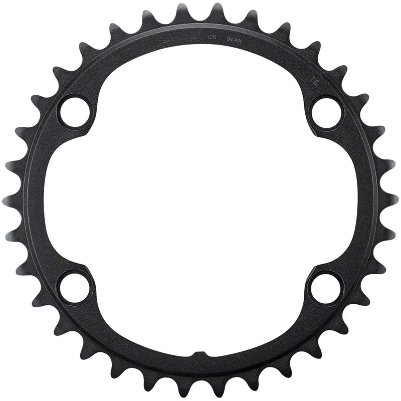 Shimano Ultegra FC-R8100 12-Speed Chainring – 34t Asymmetric 110 BCD BLK NK