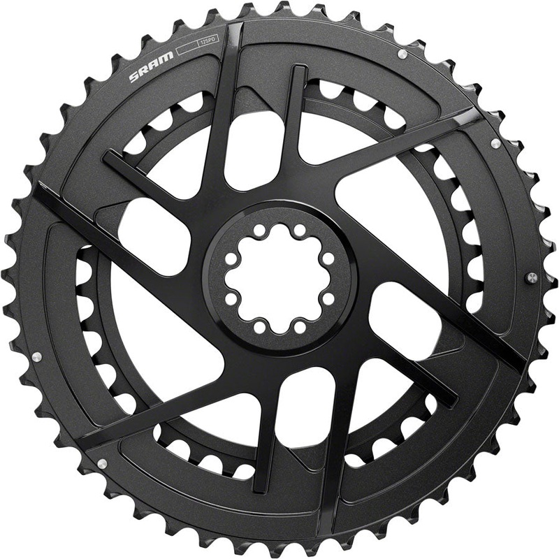 SRAM Rival 2x Chainring Kit – 46/33t 2×12-Speed 8-Bolt Direct Mount Black E1