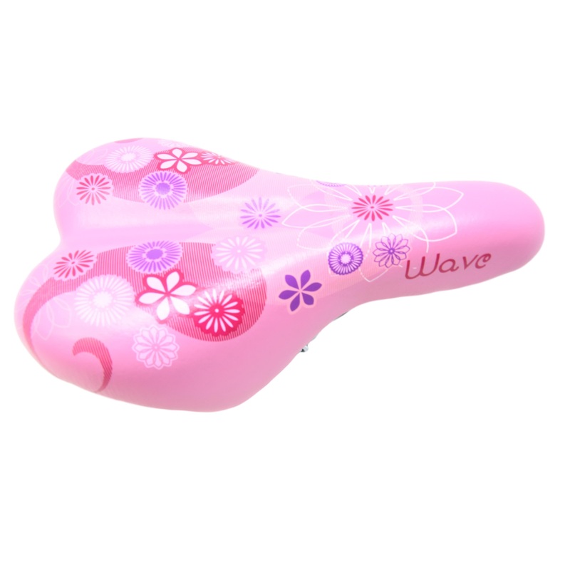 Pink Fancy Patterned Raleigh Wave Girls Bike Seat Suit Any 20 To 24 Junior Bike