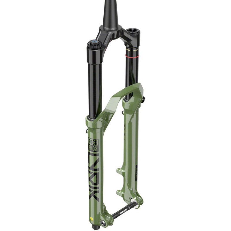 RockShox Lyrik Ultimate Charger 3 RC2 Suspension Fork – 27.5 150 mm 15 x 110 mm 37 mm Offset Green D1