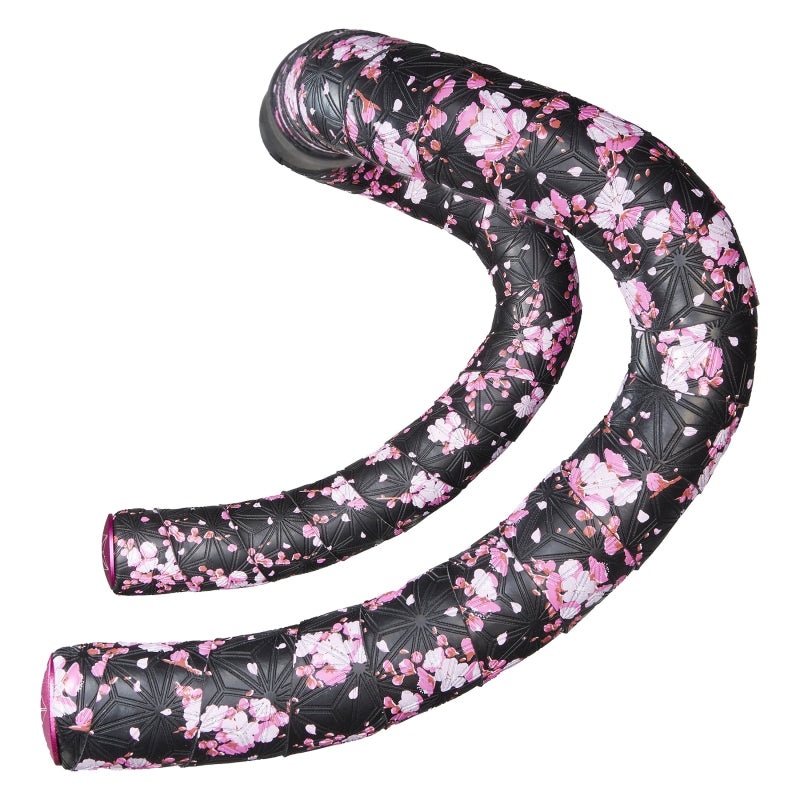 Supacaz Super Sticky Kush Black/Pink Sakura Flowers bar tape