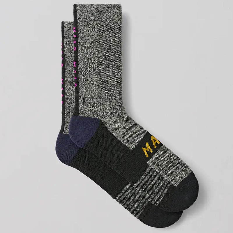 Calze Maap Alt_Road Merino Space Dye – Nero