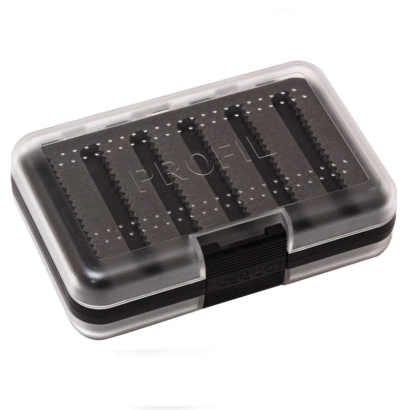 Leeda Profil Fishing Fly Box|Black|Green|Yellow