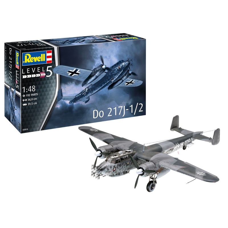 Revell Do 217J-1/2 Plane Model Kit German WW2 Night Fighter 03814