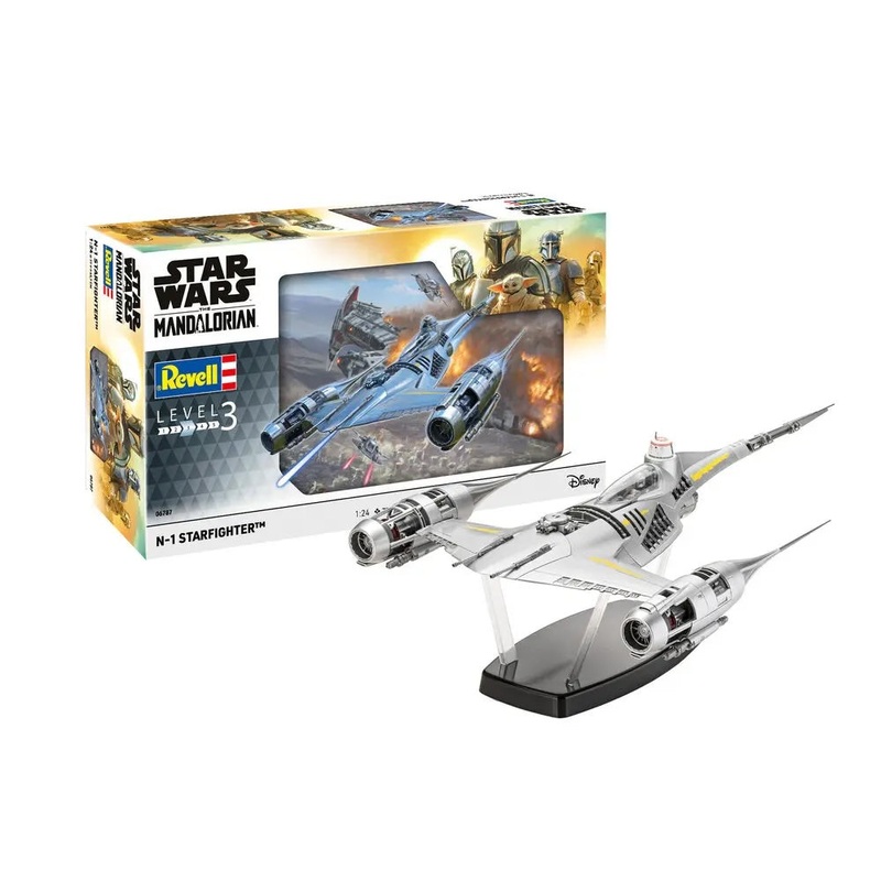 Revell N-1 Starfighter: The Mandalorian – Star Wars Spacecraft Model Kit 1:24