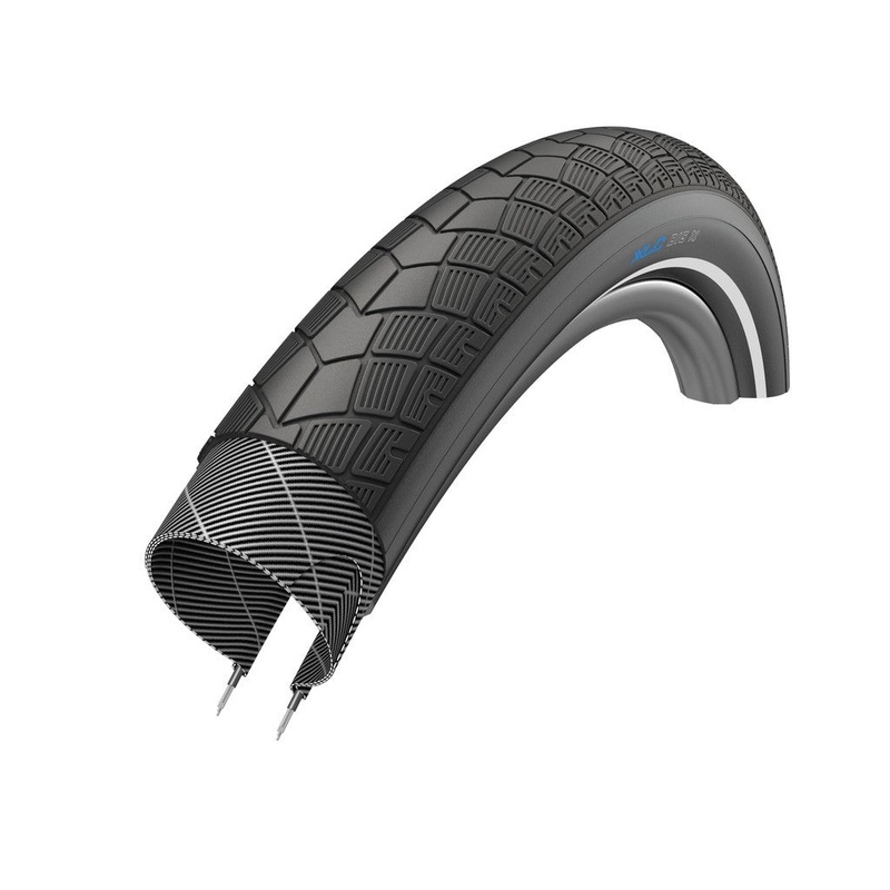 XLC Big X 26×2.00 Black/Reflex VT-C01 26 Inch Clincher Bike Tyre