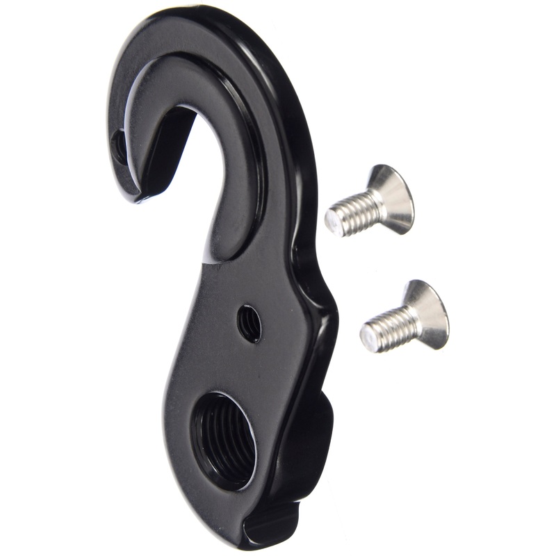 Brand-X HT-01 Replacement Derailleur Hanger – Gear Hanger – Dropout Black with Bolts