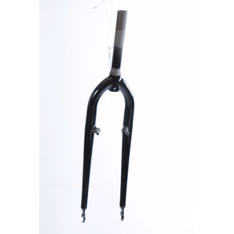 MTB ATB 26 MOUNTAIN BIKE RIGID 1 HI-TEN STEEL 22.2mm FORK 156mm STEERER BLACK