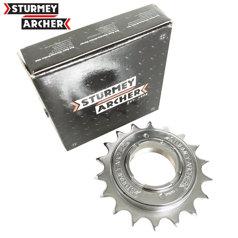 Sturmey Archer Freewheel 1/2 x 1/8 Single Speed Chrome Cog 18t