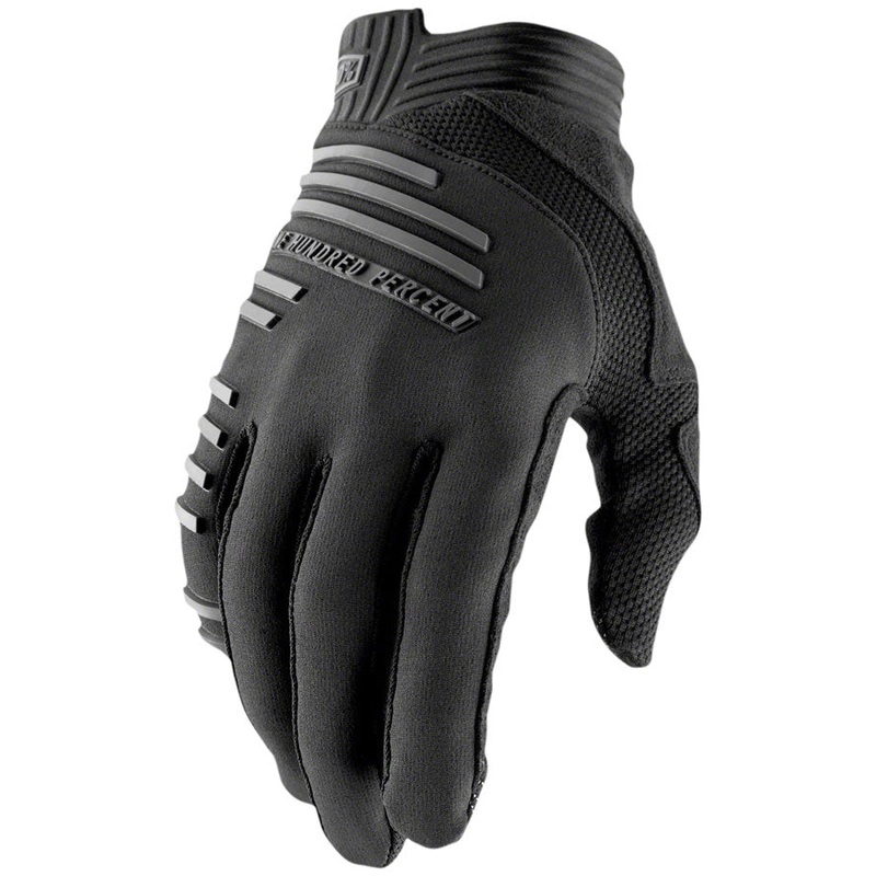 100% R-Core Gloves – Black Full Finger Men’s 2X-Large