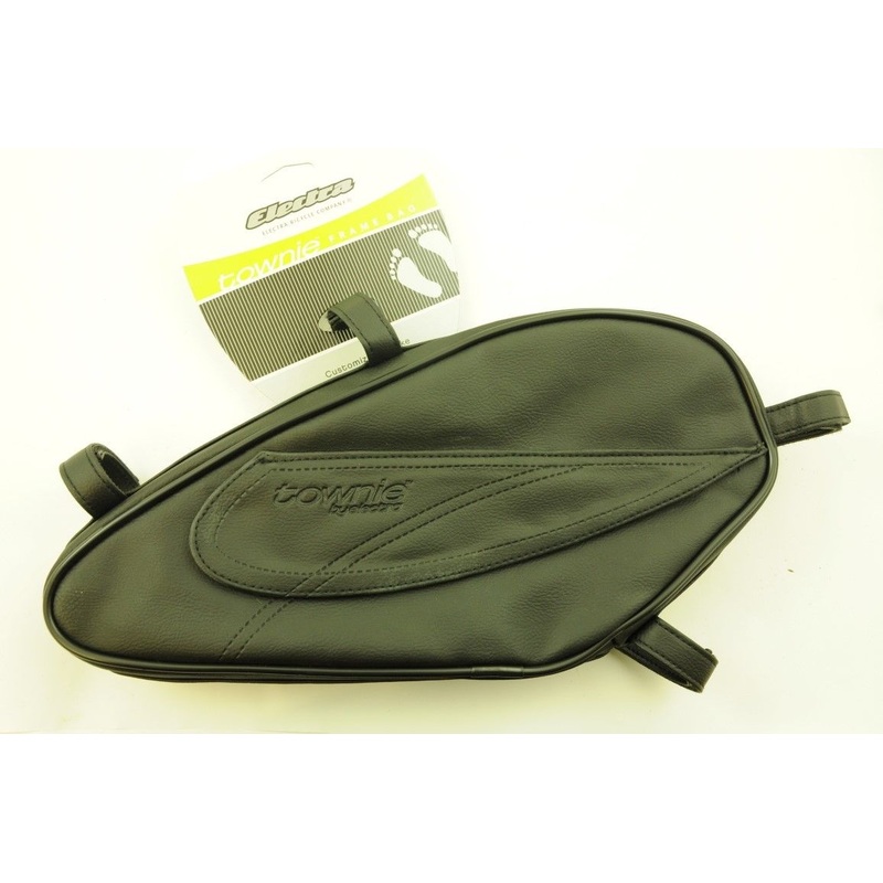 ELECTRA TOWNIE MENS FRAME BAG SUIT USA TYPE CRUISER, DRAGSTER FAUX LEATHER BLACK