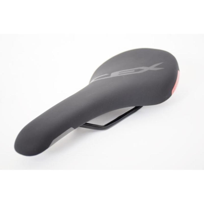 MTB or ROAD BIKE SEAT CONCEPT CEX in GREY & RED WITH CRO-MO RAIL CYCLING SADDLE