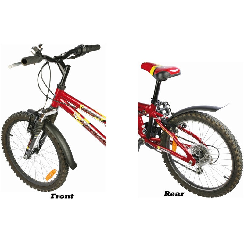 Zefal 16/20 Front & Rear Bike Mudguard Set