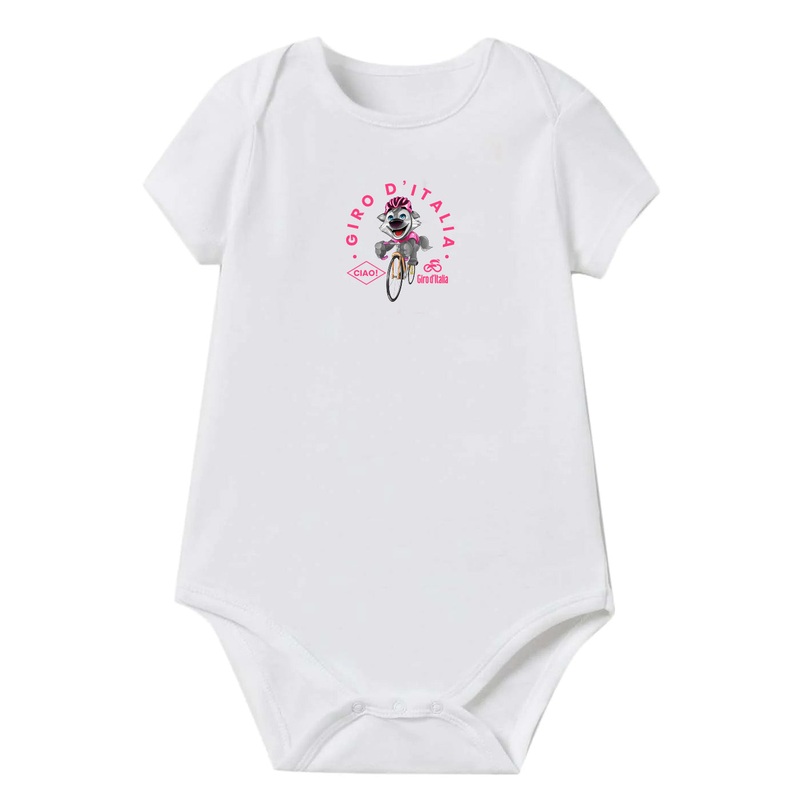 Body bambino Giro d’Italia|0-6 mesi|6-12 mesi|12-18 mesi|18-24 mesi|Bianco