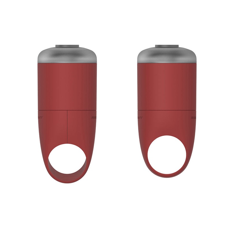 RED REELIGHT GO FRONT AND REAR LED BIKE CYCLE BICYCLE LIGHT SET 50% OFF