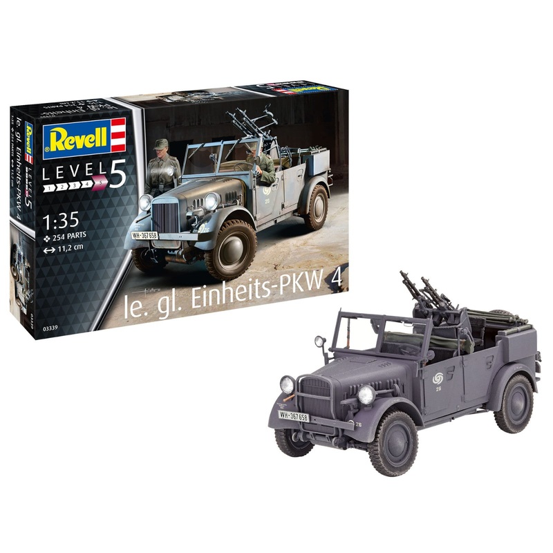 Revell le. gl. Einheits-PKW 4 Truck Model Kit German Military 03339
