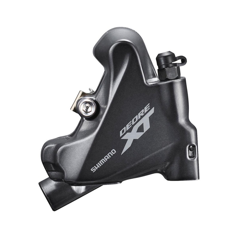 Shimano Deore XT BR-M8110 Disc Brake Caliper (Grey) (2-Piston) (Hydraulic) (Rear) (Flat Mount)