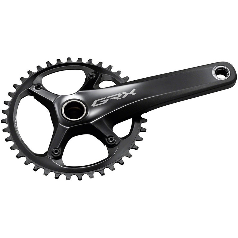 Shimano GRX FC-RX810-1 Crankset – 172.5mm 11-Speed 40t 110 BCD Hollowtech II Spindle Interface BLK