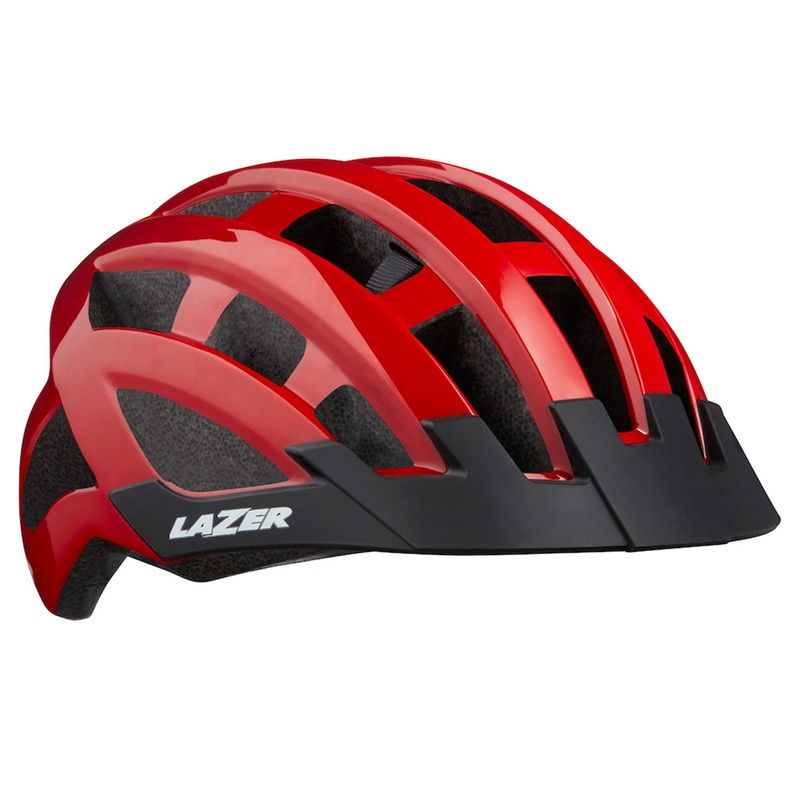 Casco Lazer Compact – Rosso|54-61|Rosso