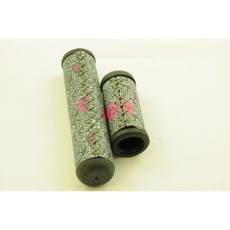 PAIR (75mm + 125mm) STITCH PATTERN HANDLEBAR GRIPS REVOSHIFT TWISTGRIP 5,6,7-8 S