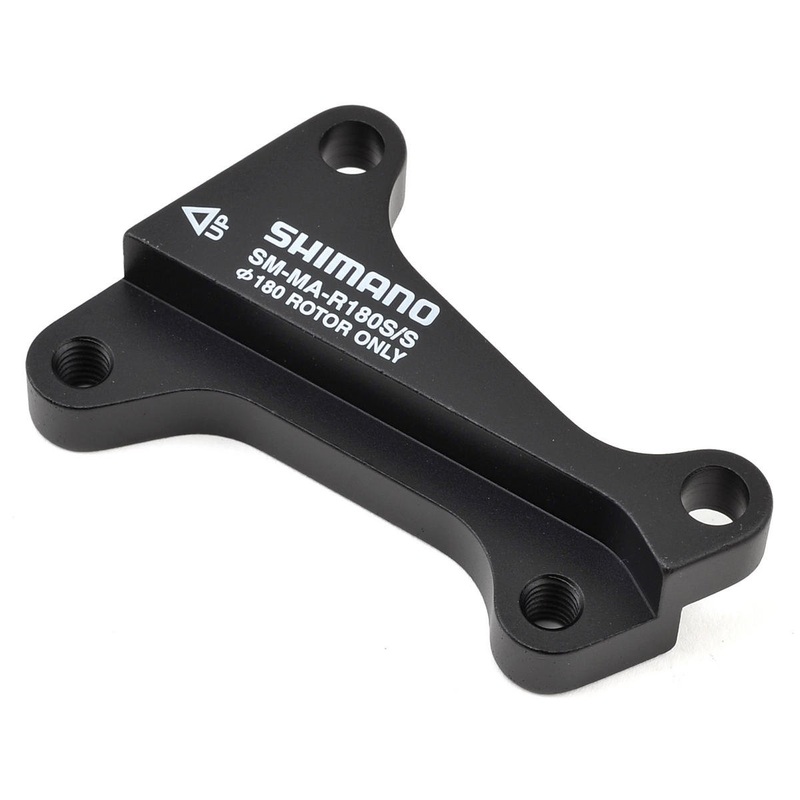 Shimano Disc Brake Adapters (Black) (For IS Caliper) (R180S/S) (IS to IS) (180mm Rear)