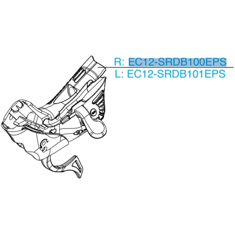 Campagnolo Ergopower Body for Super Record EPS 12-speed – EC12-SRDB100EPS/EC12-SRDB101EPS