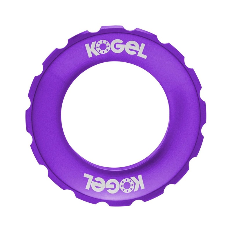 Kogel Bearings Centerlock Rotor Lockring (Purple) (External Spline)