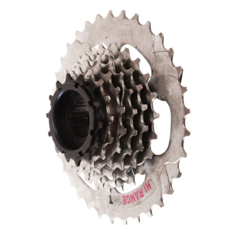 7 SPEED MEGA RANGE SCREW ON FREEWHEEL CASSETTE 14-34 HI-RANGE SUIT SHIMANO GEARS