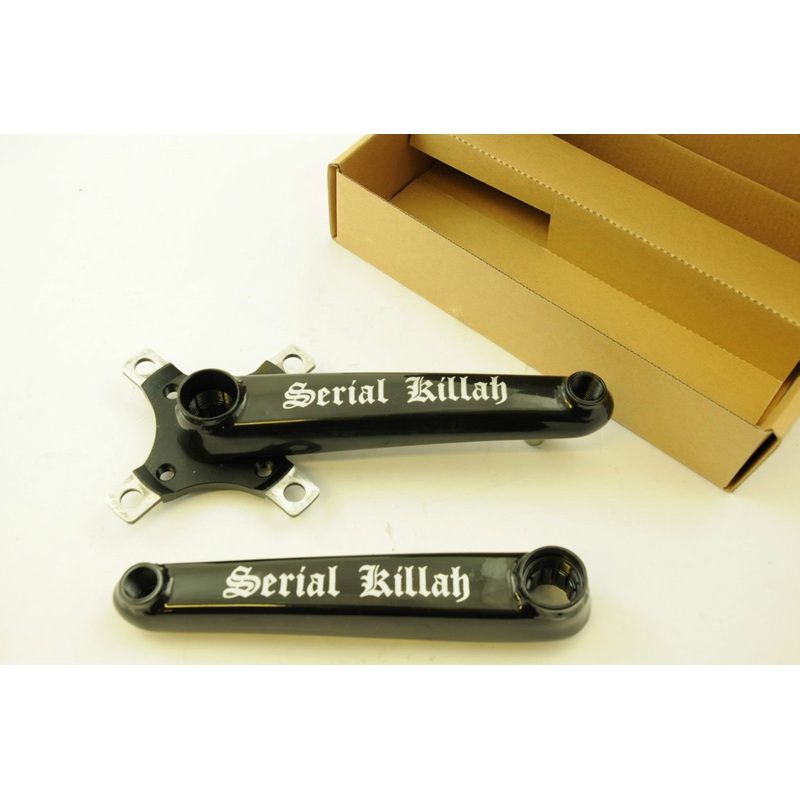 BRAVE MACHINE SERIAL KILLAH HARDCORE 4130 CR-MO DH-MTB CRANK SET 170mm BLACK
