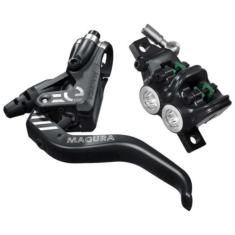 Magura MT5 eSTOP Disc Brake & Lever (Black) (Front or Rear) (Hydraulic) (Post Mount)