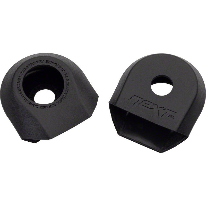 RaceFace Crank Boots: For Next SL G4 Cranks 2-Pack Black