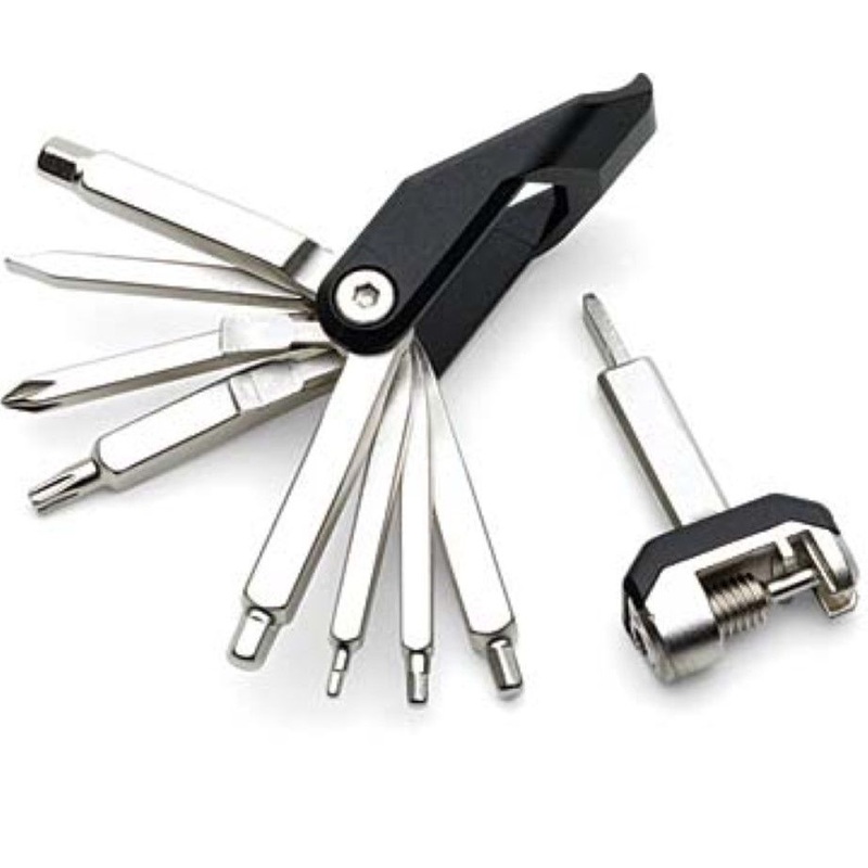 GIANT TOOL SHED COMPACT CT BIKE WORKSHOP-POCKET 10 FUNCTION MULTI-TOOL SET