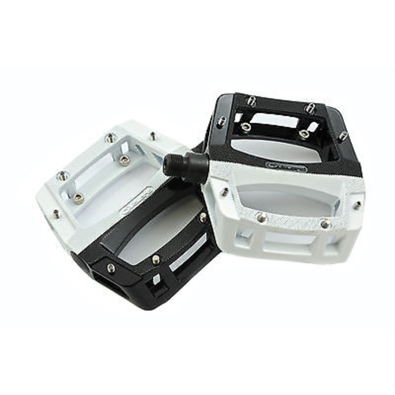OUTLAND OPE010BW PEDAL FLAT 9-16 BALL BEARING WHITE-BLACK 10 OFF