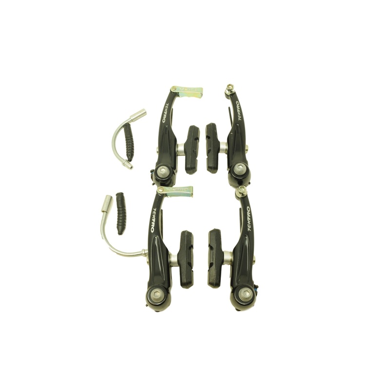 Set Tektro 837ML Mtb Alloy V Brake Linear Pull Brake Calipers High Quality Black