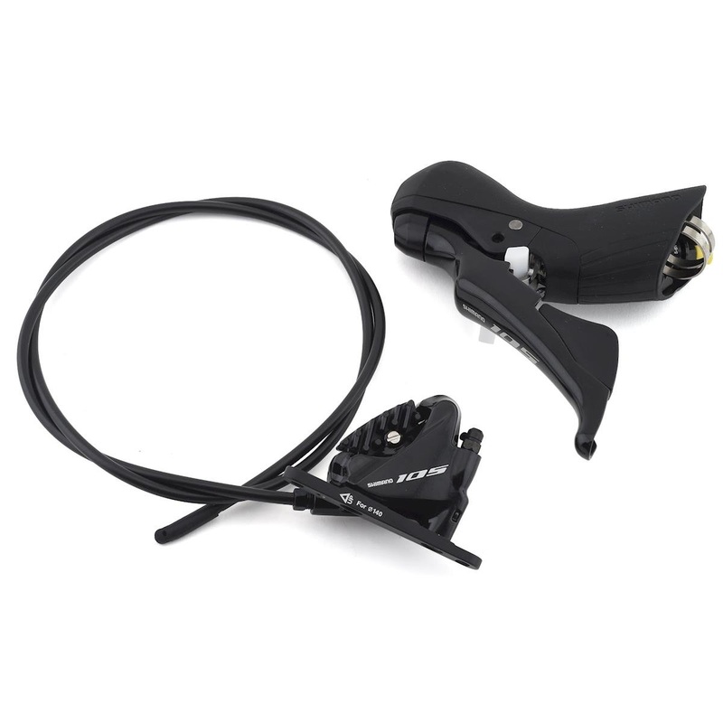 Shimano 105 ST-R7020/BR-R7070 Hydraulic Disc Brake/Shift Lever Kit (Black) (Left) (Flat Mount) (2x) (Caliper Included)
