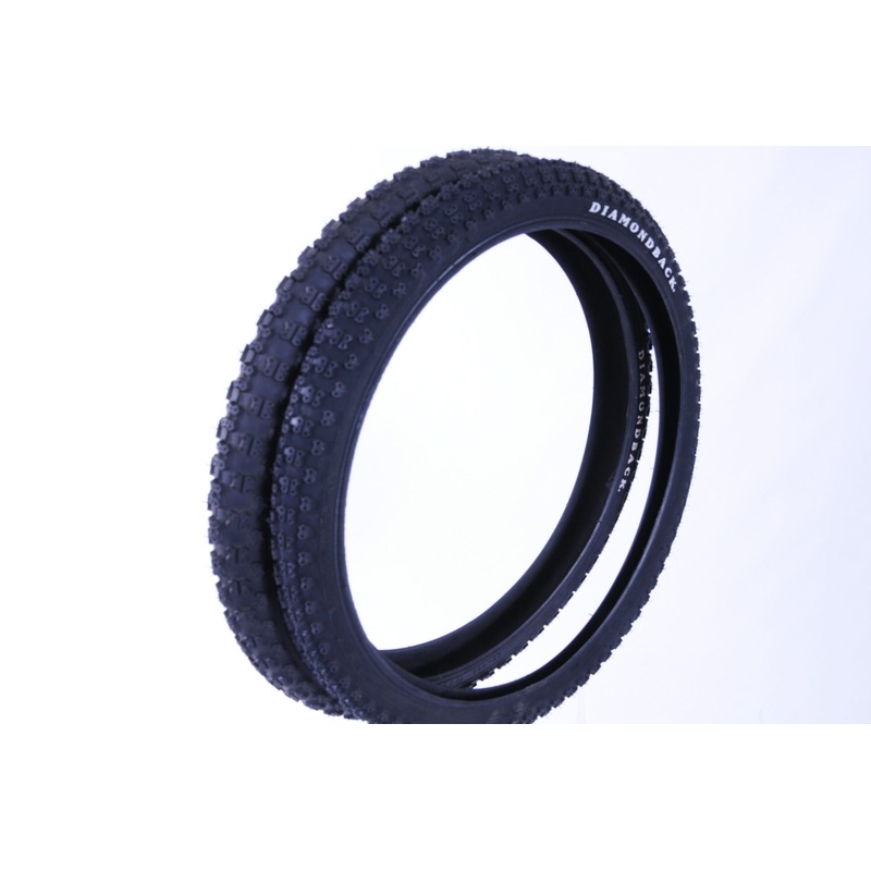 BMX TYRES 20 x 1.75 AND 20 x 2.125 DIAMOND BACK COMP III STYLE TREAD ALL BLACK